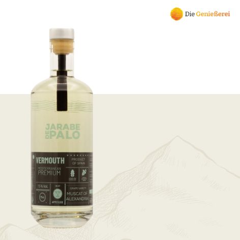 Vermouth Mediterranean Premium White - Jarabe de Palo