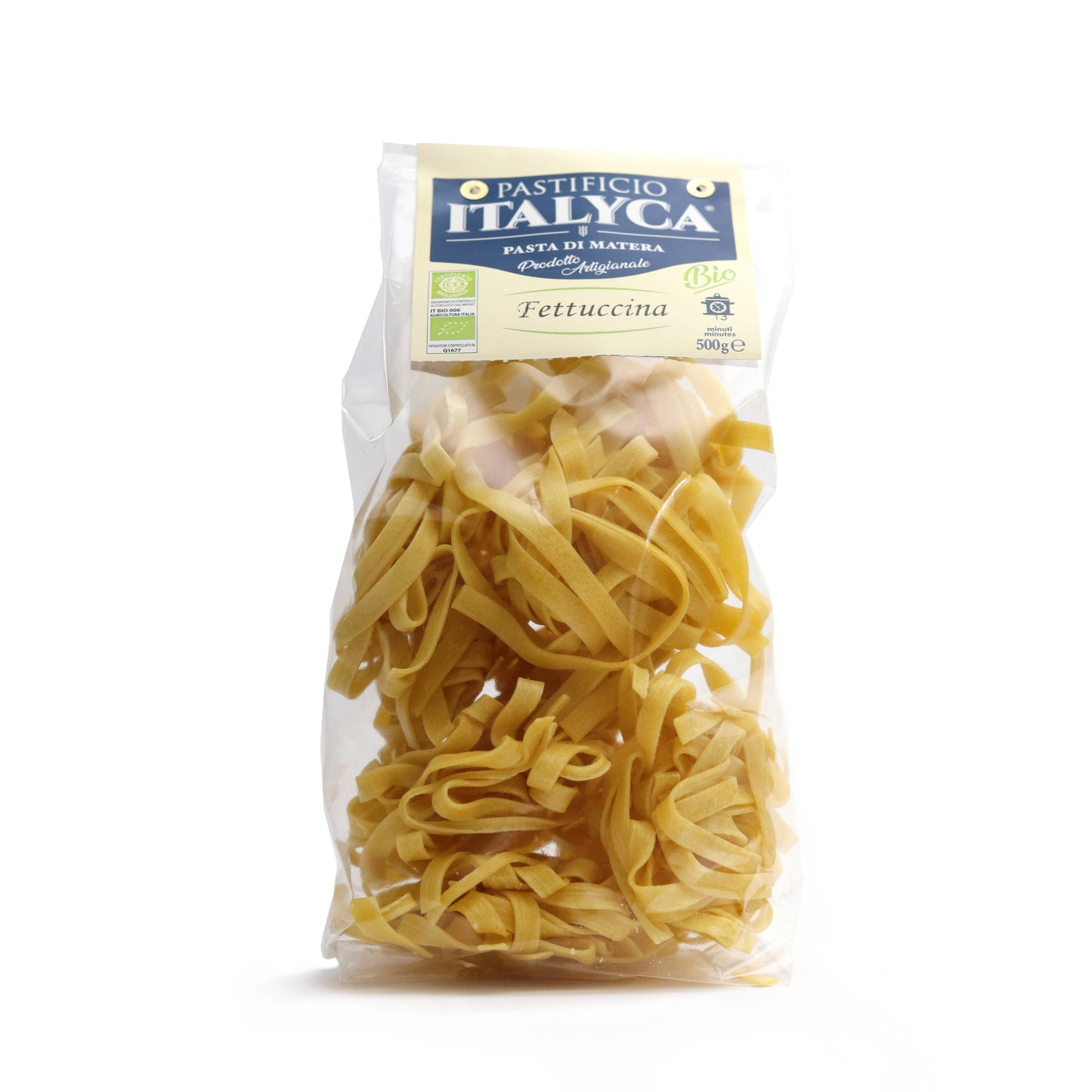 FETTUCCINA ITALYCA 100% ITALIENISCHE, HANDGEMACHTE BIO-PASTA