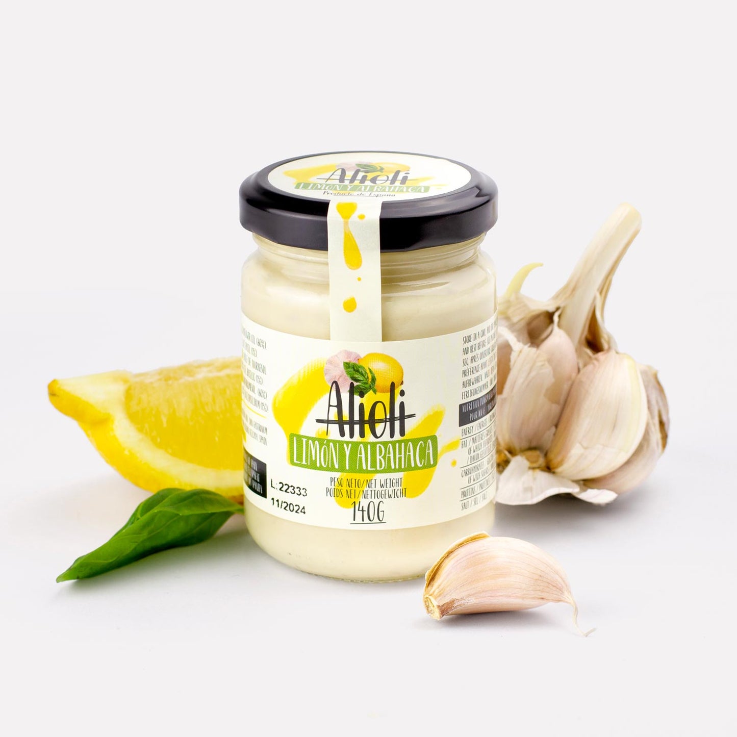 Alioli mit Zitrone und Basilikum