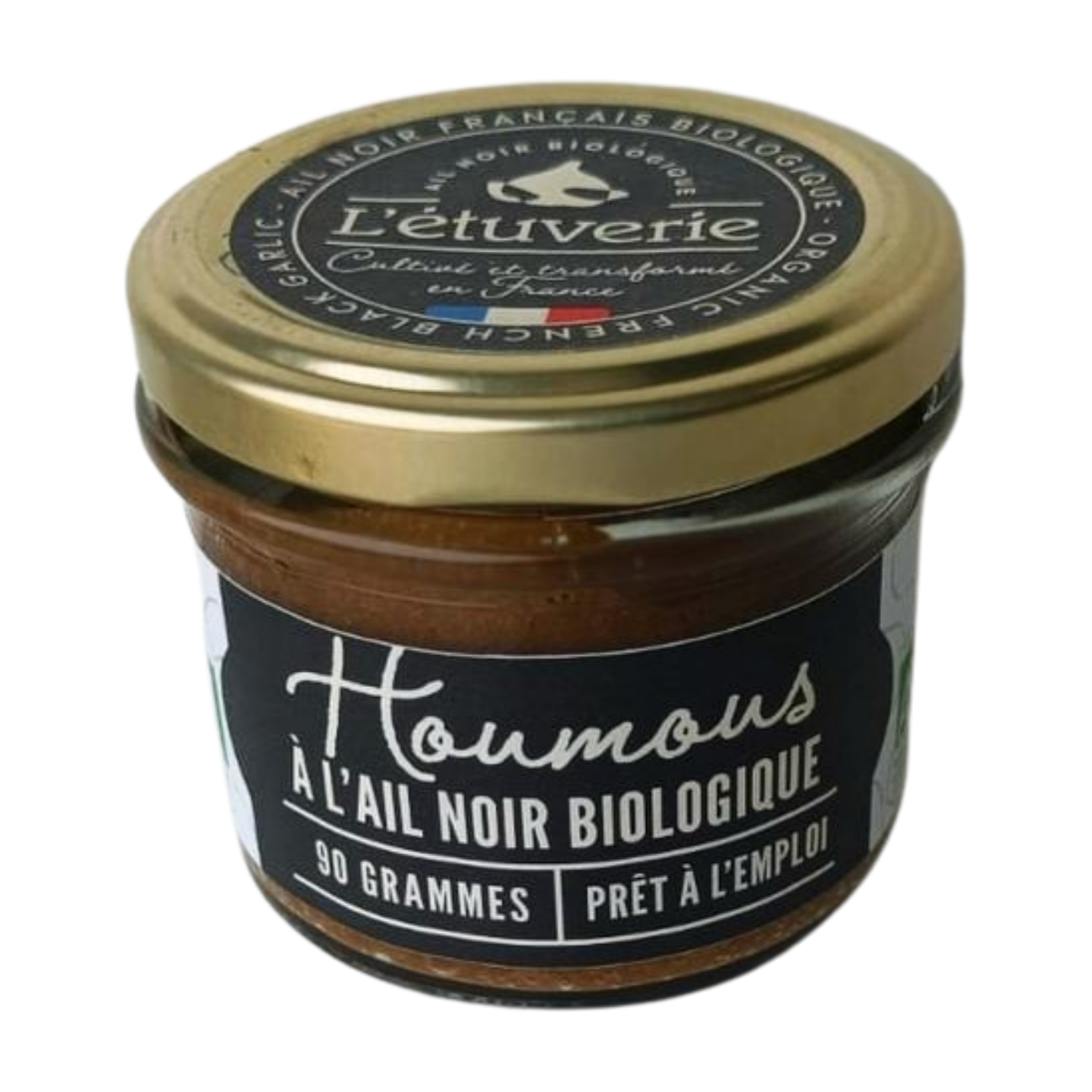 Linsenkaviar mit schwarzem Knoblauch