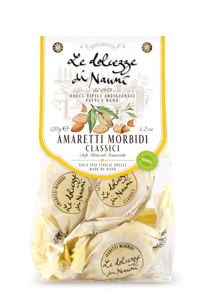 Klassische weiche Amaretti, mit Liebe in Italien hergestellt
