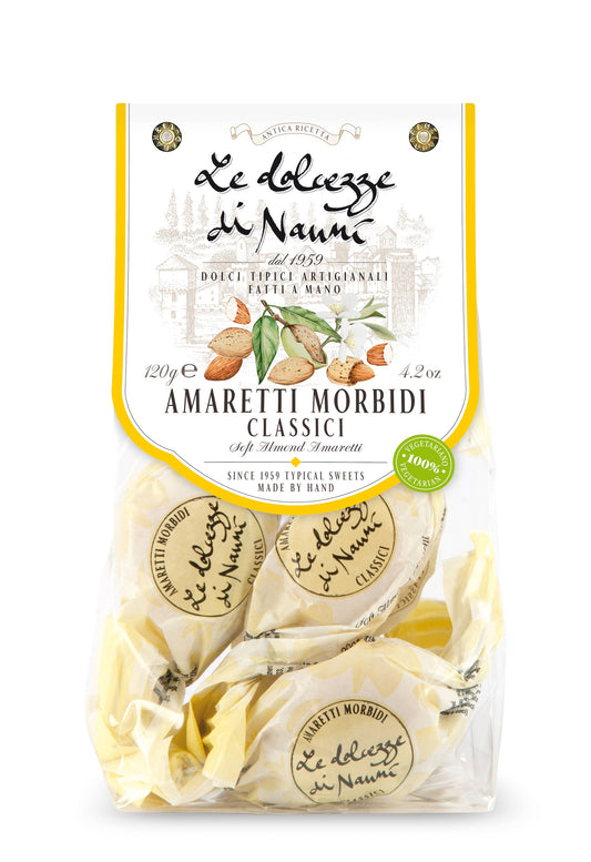 Klassische weiche Amaretti, mit Liebe in Italien hergestellt