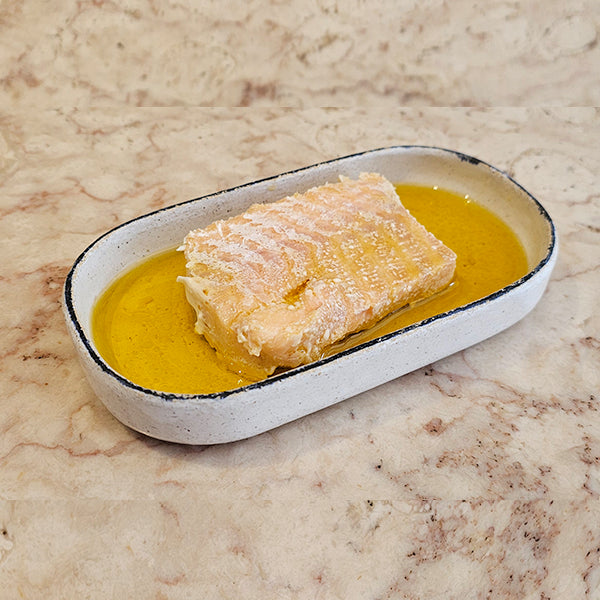 Lachs in Olivenöl