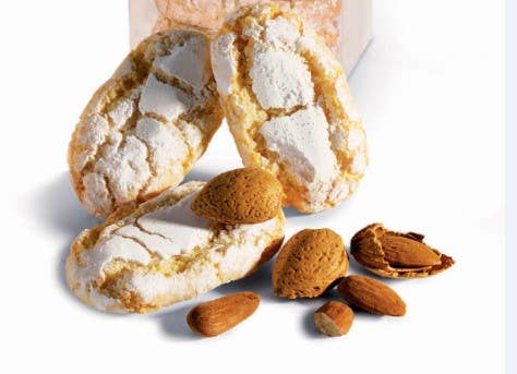 Ricciarelli handgemachter Mandelkuchen, Italien