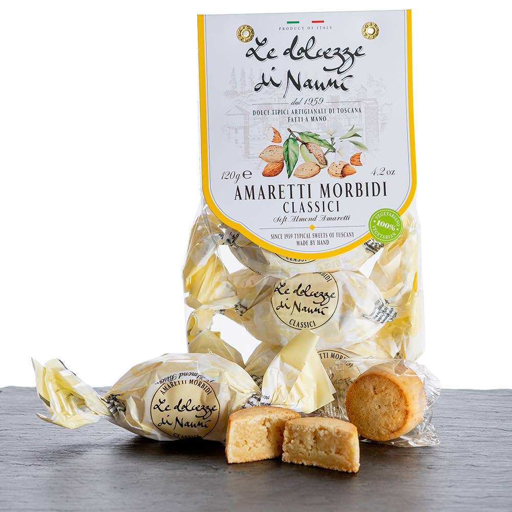 Klassische weiche Amaretti, mit Liebe in Italien hergestellt