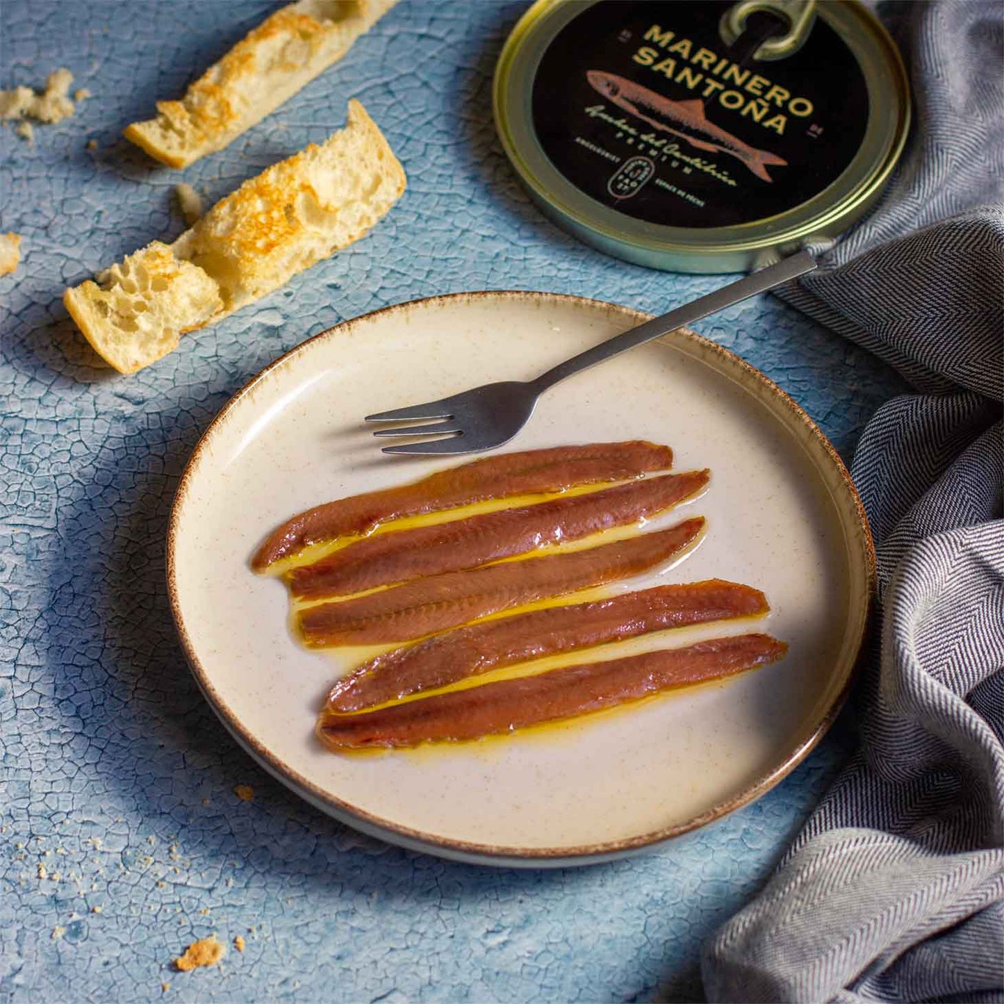 Premium Sardellen/Anchovis aus dem kantabrischen Meer