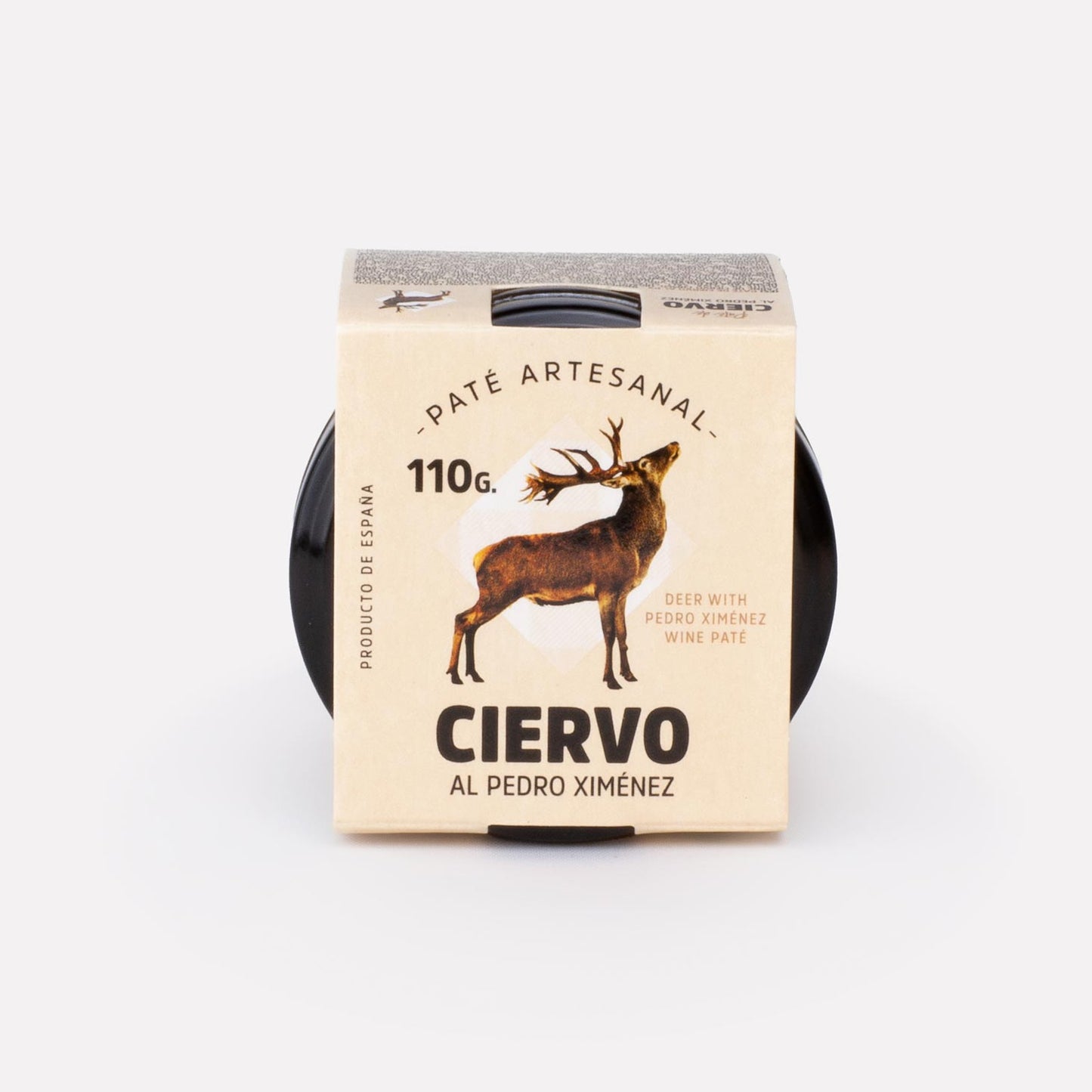 Hirschpaté mit Wein