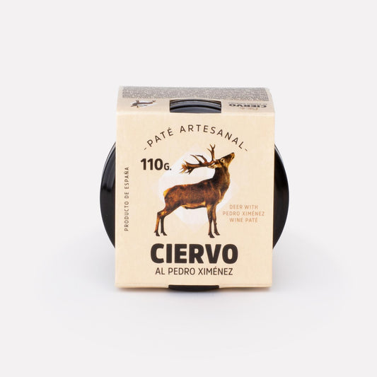 Hirschpaté mit Wein