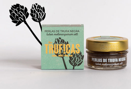 Perlen vom schwarzen Trüffel Tuber Melanosporum Vitt