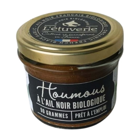 Linsenkaviar mit schwarzem Knoblauch